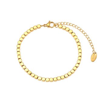Gold Cube Bracelet